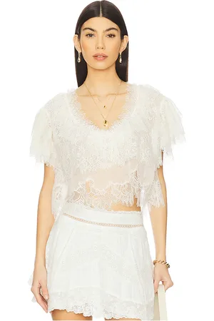LOVESHACKFANCY Vienne Top in . Size XL, XS.