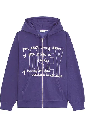 Obey Chance Zip Hoodie in . Size M, S, XL/1X.