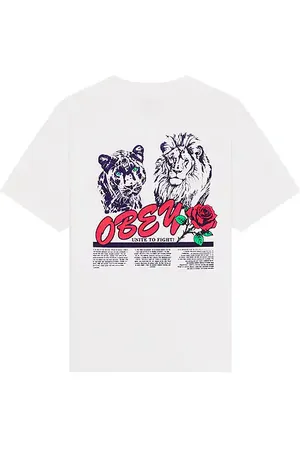 Obey Unite & Fight Tee in . Size M, S, XL/1X.