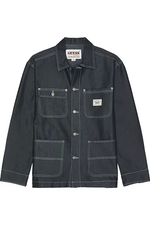 Guess Metallic Chore Jacket in . Size M, S, XL/1X.