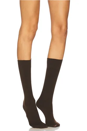 Falke Pure Matt 50 Sensitive Top Knee in . Size S-M.