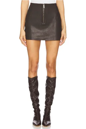 REMAIN Bonded Leather Skirt in . Size 36, 38.