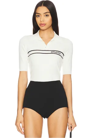 OFF-WHITE Logo Stripe Polo in . Size M, S, XL, XS, XXS.