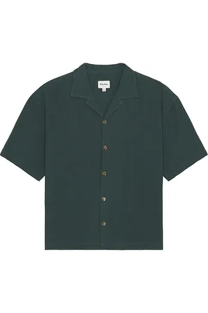 Rhythm Relaxed Texture Short Sleeve Shirt in . Size M.