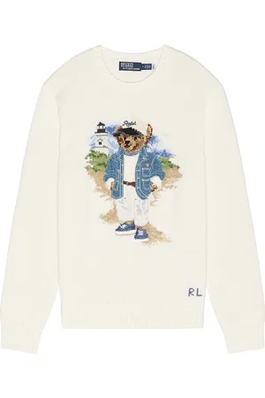 Ralph Lauren Heritage Icon Bear Crewneck Sweater in . Size M, XL/1X.