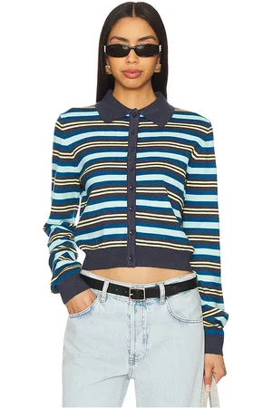 Lioness Awakening Cardigan in Navy,Baby Blue. Size S, XL, XS, XXL.