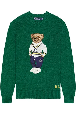 Ralph Lauren Heritage Icon Bear Crewneck Sweater in . Size M, XL/1X.