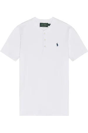 Ralph Lauren Short Sleeve Slub Jersey Henley T-Shirt in . Size M, S, XL/1X.