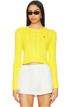 Ralph Lauren Cable-knit Cotton Cropped Sweater in . Size XS.