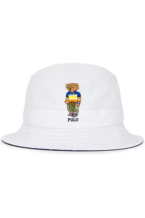Ralph Lauren Chino Novelty Bear Loft Bucket Hat in . Size S/M.