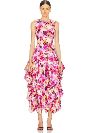 ULLA JOHNSON Mural Dress in . Size 6, 8.