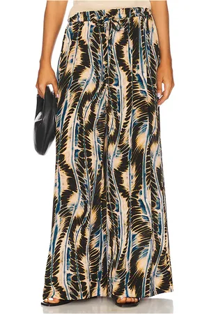 ULLA JOHNSON Sawyer Pant in Black, Blue. Size 4, 6, 8.