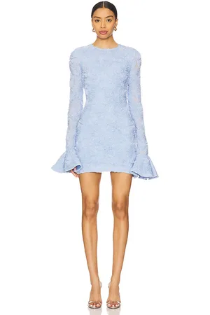 ROTATE Flower Mesh Mini Dress in . Size 34.