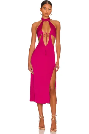 Camila Coelho Abigale Midi Dress in . Size S, XL, XS.