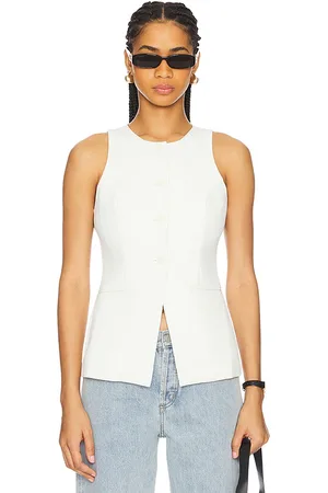 GOOD AMERICAN Luxe Suiting Sculpted Vest in . Size M, S, XL/1X, XS, XXXL/3X.