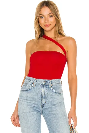 superdown Rony Asymmetrical Bodysuit in . Size M, S, XL, XS, XXS.