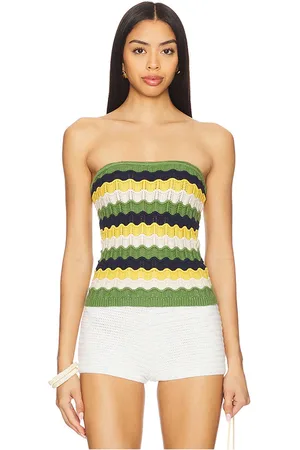 heartLoom Henri Top in Green,Yellow. Size M, S, XL, XS.