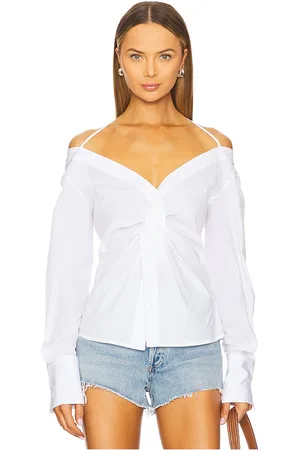 GOOD AMERICAN Poplin Off Shoulder Top in . Size M, S, XS, XXL/2X.