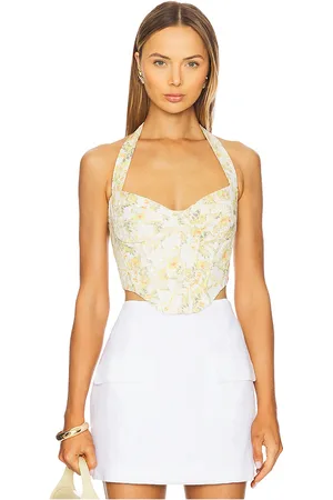 Bardot Pollie Halter Corset Top in . Size 10.