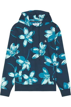 Original Penguin Floral French Terry Hoodie in . Size M, S, XL/1X.