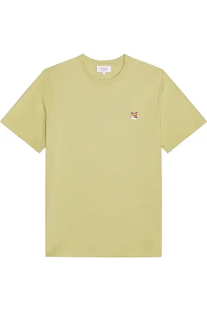 Maison Kitsuné Fox Head Patch Regular T-Shirt in . Size M, S, XL/1X.