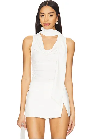 superdown Amaly Drape Top in . Size S, XS.