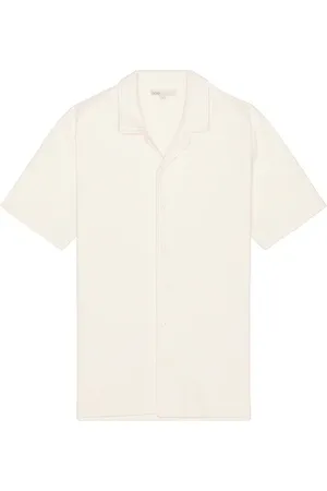 ONIA Macro Waffle Vacation Shirt in . Size XL/1X.