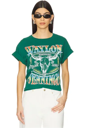 DAYDREAMER Waylon Jennings Outlaw Legend Boyfriend Tee in . Size M, S, XL, XS.