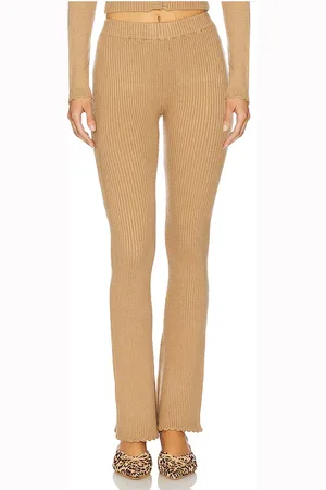 Frankies Bikinis X Bella Hadid Texas Ribbed Knit Pant in . Size M, S, XL, XS, XXS.
