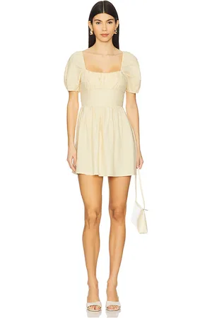FAITHFULL THE BRAND Dalia Mini Dress in . Size M, S, XL, XS.
