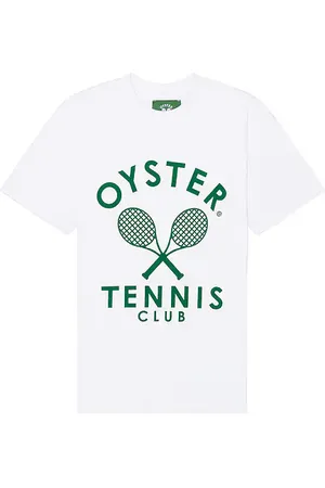 OYSTER Tennis Club Members T-Shirt in . Size M, S, XL/1X.