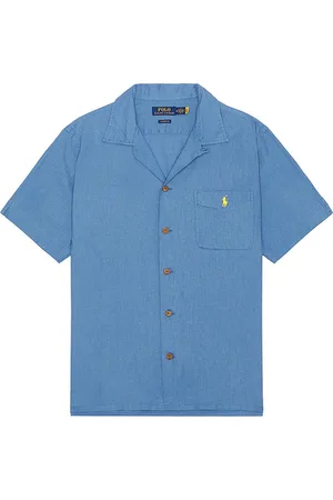 Ralph Lauren Short Sleeve Camp Pocket Sport Shirt in . Size M, S, XL/1X.