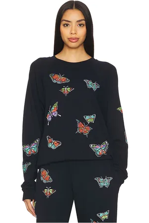 LAUREN MOSHI Anela Vintage Butterflies Pullover in . Size M, S, XL, XS.