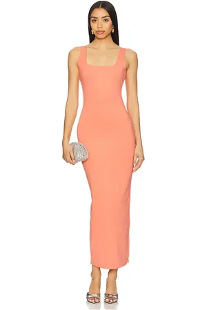 GOOD AMERICAN Scuba Modern Tank Maxi Dress in . Size M, S, XS, XXL/2X, XXXL/3X, XXXXL/4X.