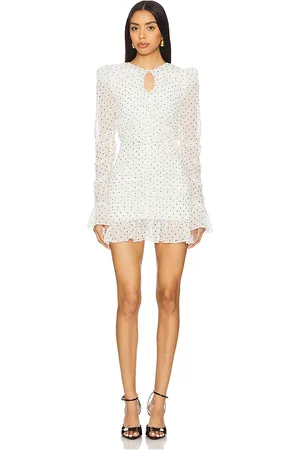ROTATE Printed Long Sleeve Dress in . Size 34, 36.