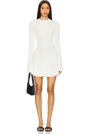 Solid The Babetta Dress in Cream,Ivory. Size M, S, XL, XS.