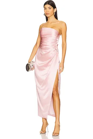 NANA JACQUELINE Emilia Satin Dress in . Size M, S, XS.