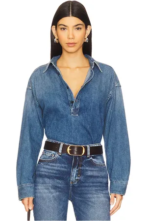AMO DENIM Carole Shirt in . Size S, XS.