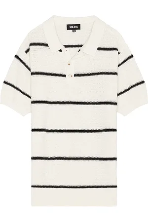 SER.O.YA Samuel Knit Polo Shirt in . Size M, S, XL/1X.
