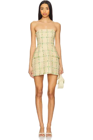 Amanda Uprichard Strapless Bethany Skort Romper in . Size S.