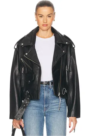 GRLFRND Santa Fe Moto Leather Jacket in . Size M, S, XS, XXS.