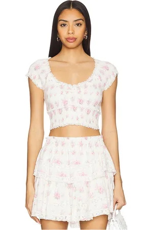 LOVESHACKFANCY Cambron Top in . Size M, S, XL, XS, XXS.