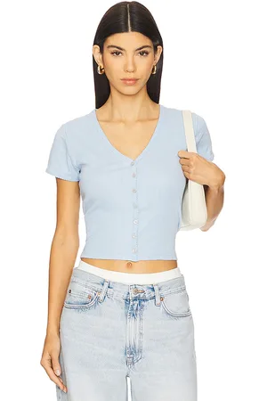 Goldie Estelle Pointelle Short Sleeve Cardigan in . Size XL, XS.