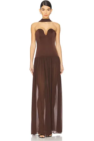LPA Ada Corset Maxi Dress in . Size M, XL, XXS.