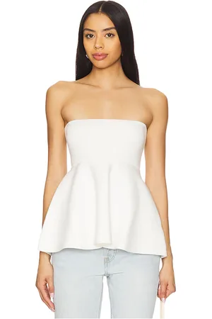 LINE & DOT Isadore Knit Sweater Peplum Top in . Size M, S, XS.