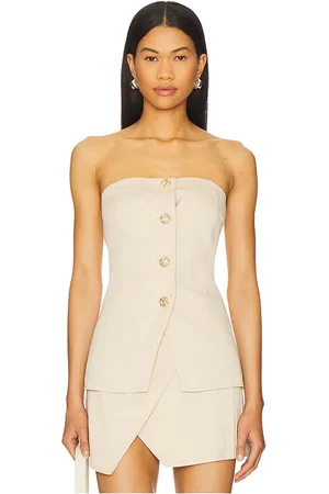 SNDYS Emilie Strapless Top in . Size XL, XS, XXL.