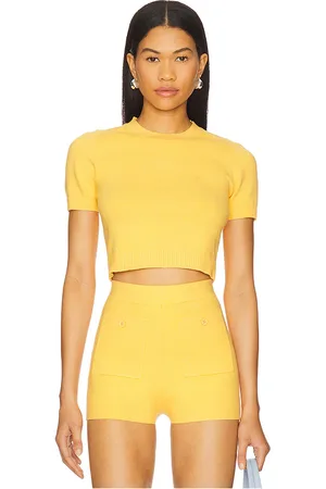 JoosTricot Short Sleeve Crop Top in . Size M, S, XS.