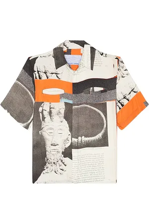 JUNGLES Prehistoric Button Up Shirt in . Size XL/1X.