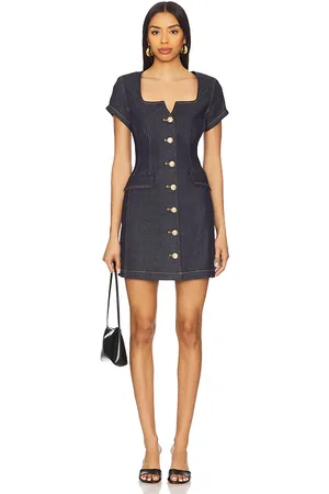 Generation Love Brunella Sheen Denim Dress in . Size M, S, XL, XS.
