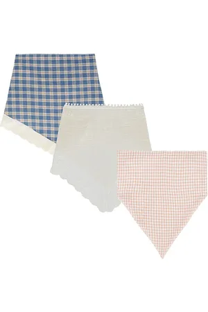 petit moments X REVOLVE Head Scarf Set in Blue,White.